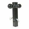 Vestil THREE BALL TOW HITCH - BLACK HITCH-3B